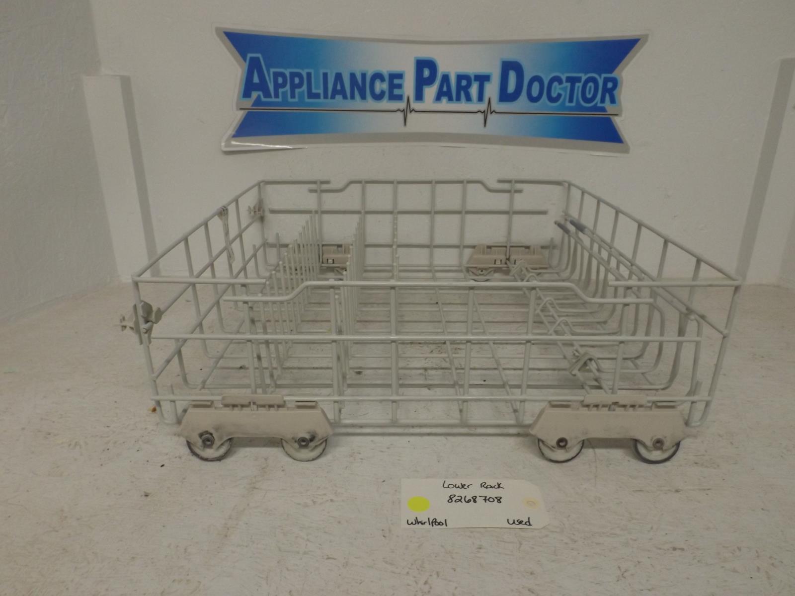 Whirlpool Dishwasher 8268708 Lower Dish Rack Used Whirlpool Dishwasher 8268708 Lower Dish Rack Used